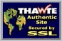 Thawte Authentic Site Secured by SSL